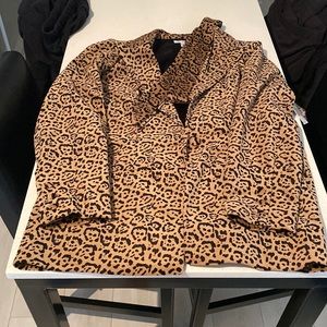 NWT Good American Cheetah Blazer